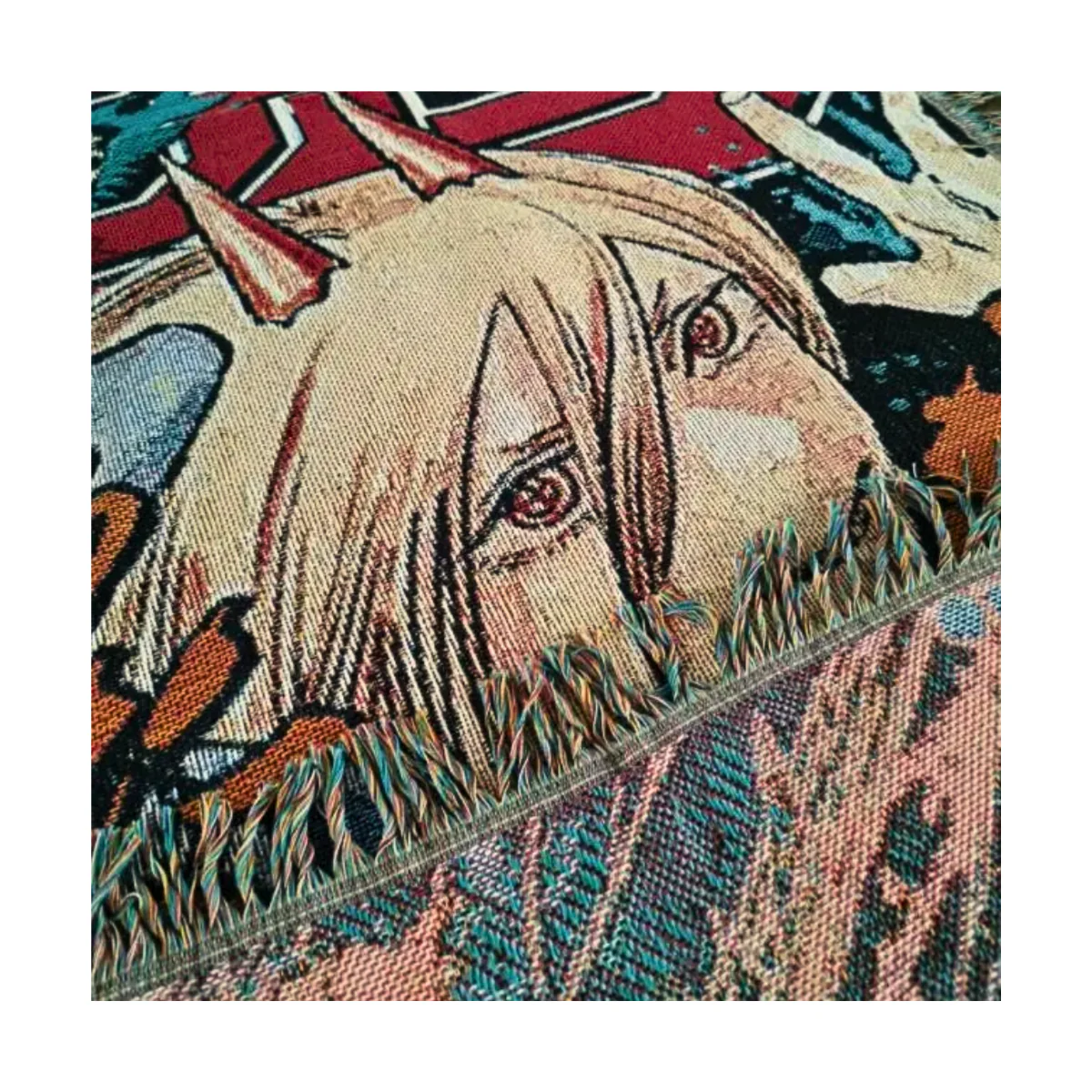 Chainsaw Jump Woven Blanket - Image 3