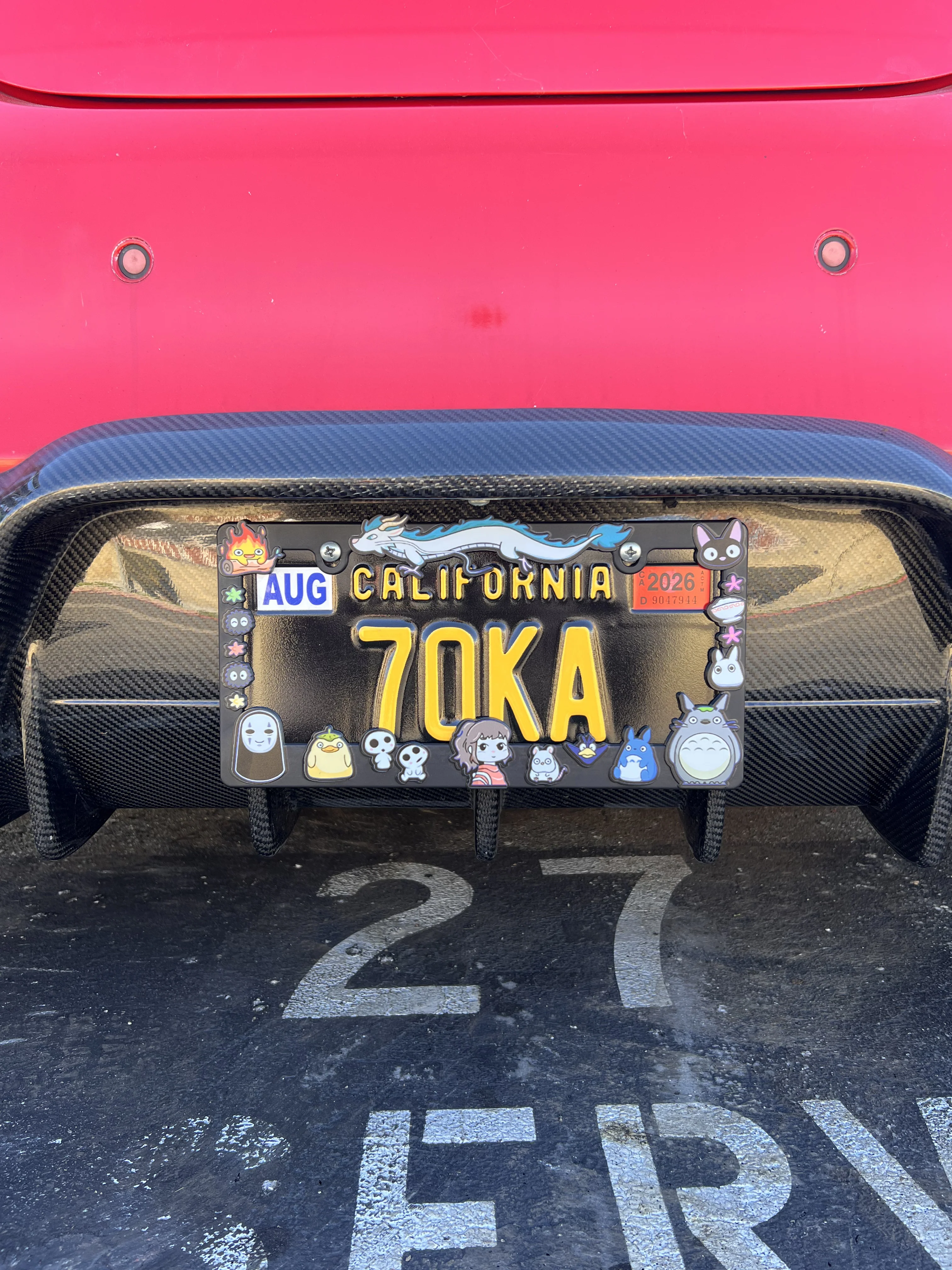 Spirited Drive License Plate Frame - Image 7