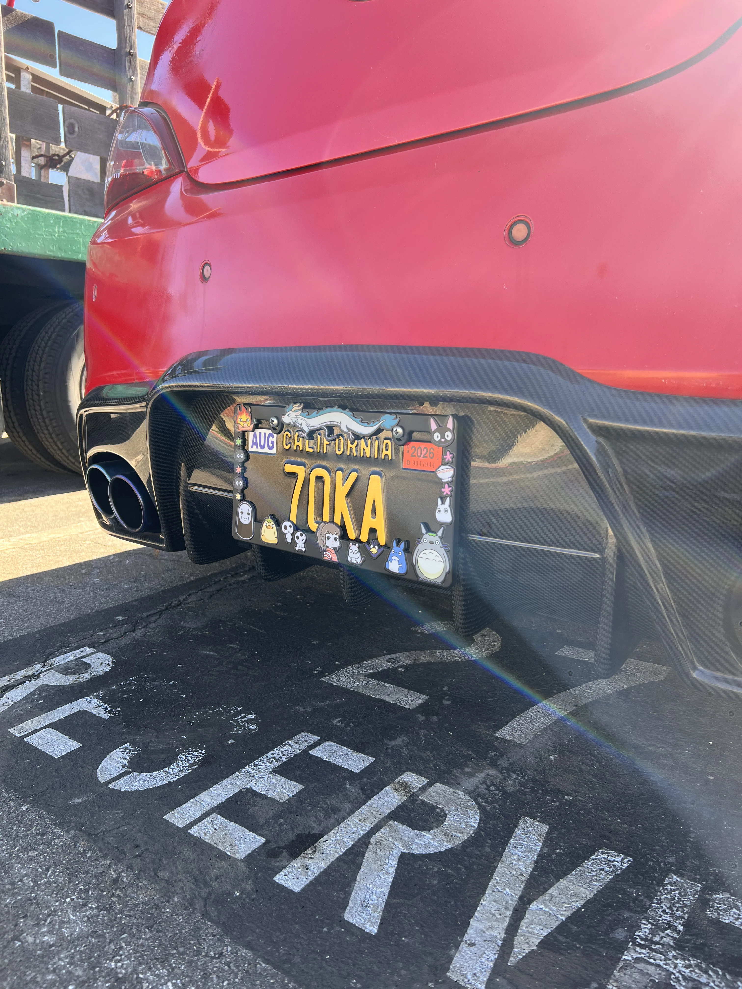 Spirited Drive License Plate Frame - Image 8
